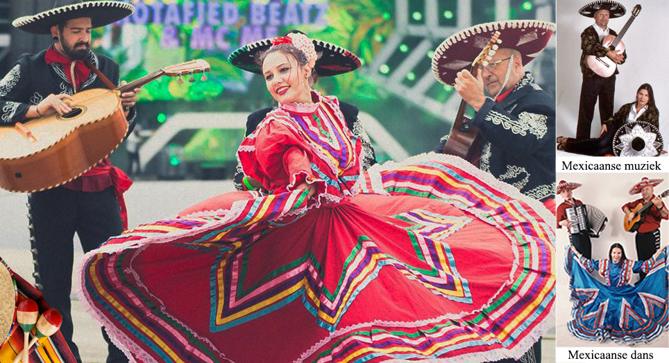 Maya dansers voor parades