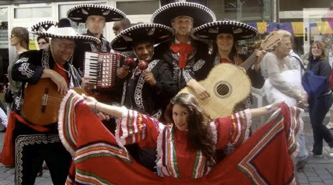 Inca drummers