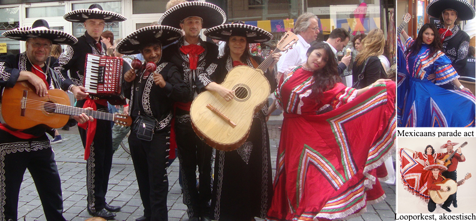 Inca dansers voor shows